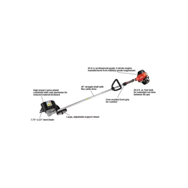 ECHO 25.4 cc Gas 2-Stroke Cycle Bed Redefiner