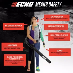 ECHO 165 MPH 391 CFM 25.4 cc Gas 2-Stroke Cycle Leaf Blower Vacuum