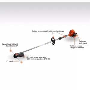 ECHO 21.2 cc 2-Stroke Gas Straight Shaft Trimmer