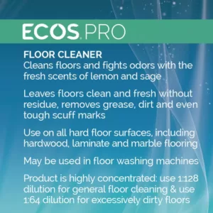 ECOS Pro 128 oz. Orange Plus 1:128 Concentrate Floor Cleaner