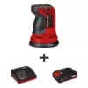 Einhell PXC 18-Volt Cordless 5 in. 22,000-OPM Max Variable Speed Random Orbital Sander Kit (w/ 2.0-Ah Battery + Fast Charger)