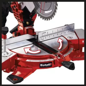 Einhell PXC 18-Volt Cordless 8.5 in. 3,000-RPM Compound Single-Bevel Miter Saw Kit (w/ 3.0-Ah Battery and Fast Charger)