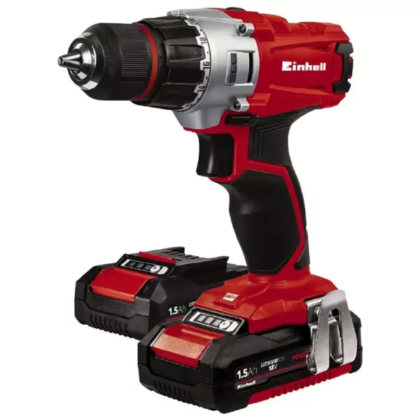 Einhell PXC 18-Volt Cordless MAX 1250-RPM 2-Speed 20+1-Torque Setting Drill / Driver Kit (w/2 x 1.5-Ah Battery and Fast Charger)