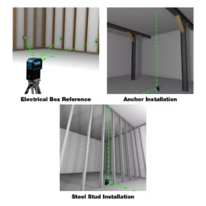 Empire Green 125 ft. 3-Point Laser Level