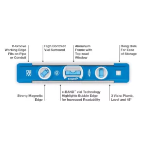 Empire 9 in. True Blue Professional Torpedo Level