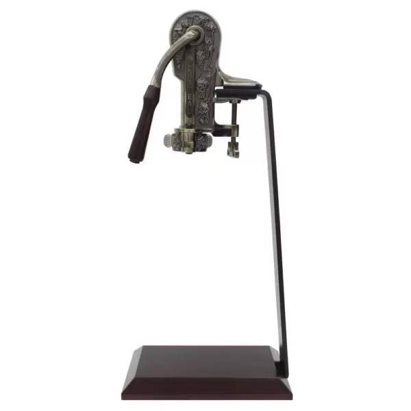 Epicureanist Connoisseur Dark Wood Wine Opener and Stand