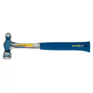 Estwing 32 oz. Solid Steel Ball Peen Hammer with Blue Nylon Vinyl Shock Reduction Grip