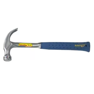 Estwing 12 oz. Curved-Claw Hammer with Shock Reduction Grip