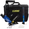 Estwing Pneumatic 2-in-1 15.5-Gauge and 16-Gauge 2 in. Flooring Nailer and Stapler with Bag