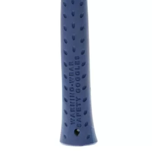 Estwing 22 oz. Solid Steel Rock Pick Pointed Tip and Blue Vinyl Shock Reduction Grip