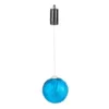 Evergreen 6 in. Blue Shatterproof LED Ball Outdoor Safe Battery Operated Christmas Ornament