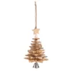 Evergreen 4 in. Wood Christmas Tree 3D Christmas Ornament