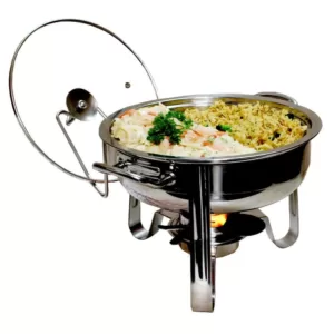 ExcelSteel 4 Qt. Professional Heavy Duty Chafing Dish Set with Lid