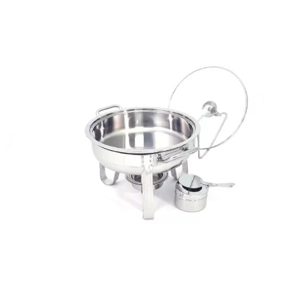 ExcelSteel 4 Qt. Professional Heavy Duty Chafing Dish Set with Lid