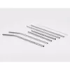 ExcelSteel 14 Pc Reusable Swirl Straw Set W/ 8 Long, 4 Short Straws W/ Cleaning Brushes