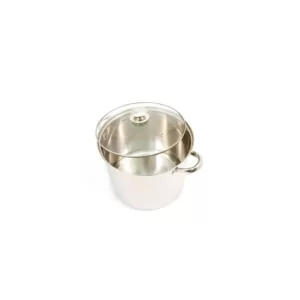 ExcelSteel 20 qt. Stainless Steel Stock Pot with Glass Lid