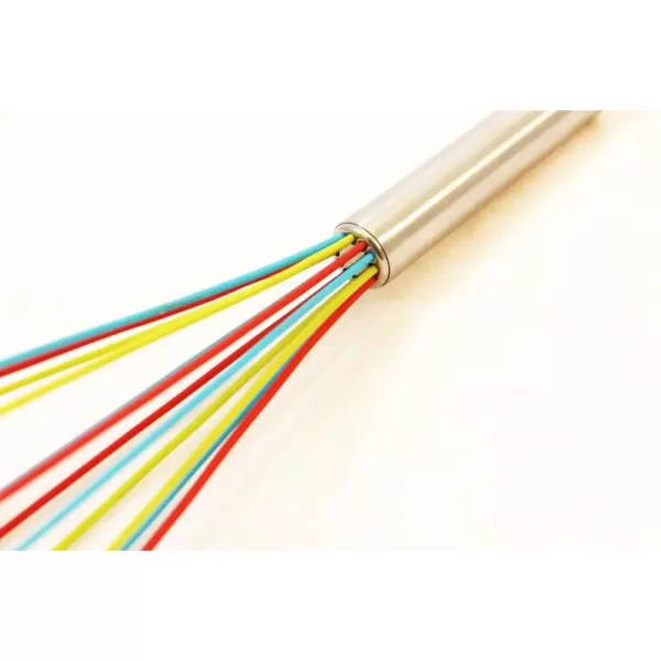 ExcelSteel Stainless Steel Tri-Color Mixing Whisks (Set of 3)