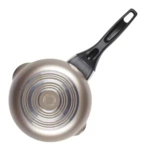 Farberware Dishwasher Safe 1 qt. Aluminum Nonstick Sauce Pot in Stainless Look