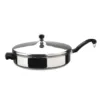 Farberware Classic Series 4.5 qt. Stainless Steel Nonstick Saute Pan with Lid