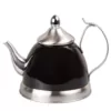 Creative Home Nobili-Tea 1.0 Qt. Stainless Steel Tea Kettle with Removable Infuser Basket in Filter Black