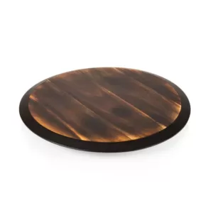 Picnic Time Acacia Lazy Susan Serving Trey