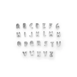 Fox Run Alphabet Cookie Cutter Set 26-Piece