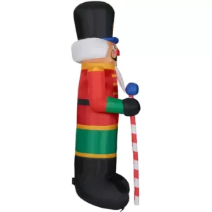 Fraser Hill Farm 10 ft. Nutcracker Christmas Inflatable with Lights