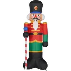 Fraser Hill Farm 10 ft. Nutcracker Christmas Inflatable with Lights