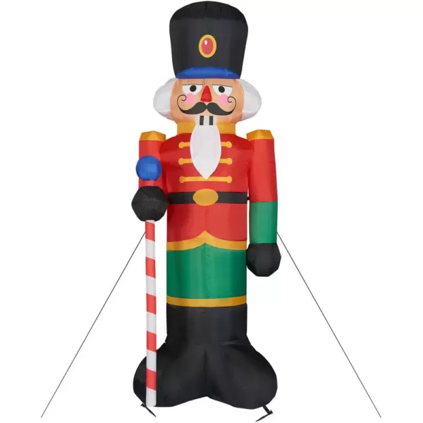 Fraser Hill Farm 10 ft. Nutcracker Christmas Inflatable with Lights