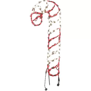 Fraser Hill Farm 3 ft. 90-Light LED Red and White Candy Cane Novelty Light