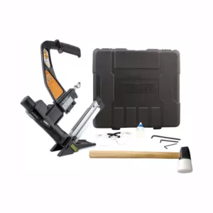 Freeman Pneumatic 3-in-1 15.5-Gauge Flooring Stapler and 16-Gauge 2 in. Flooring Nailer with Case