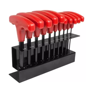 Freeman 10-Piece T-Handle SAE Hex Wrench Set with Metal Stand