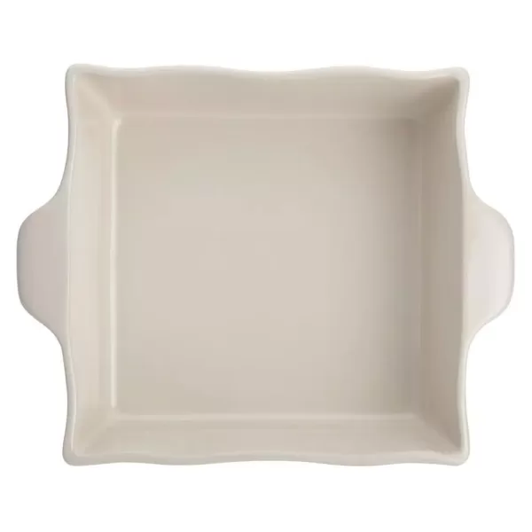 Ayesha Curry Home Collection 8 in. x 8 in. French Vanilla Ceramic Square Baker