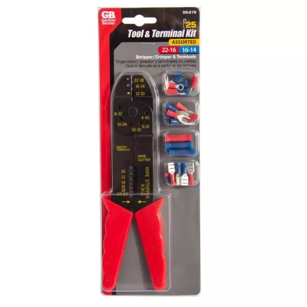 Gardner Bender Terminal and Crimping Tool Kit