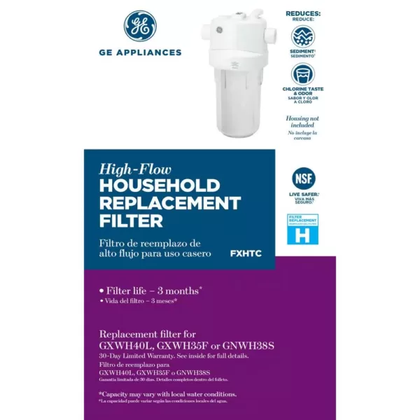 GE Whole House Replacement Filters (4-Pack)