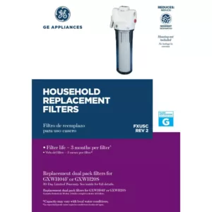 GE Universal Whole House Replacement Water Filter Cartridge (2-Pack)