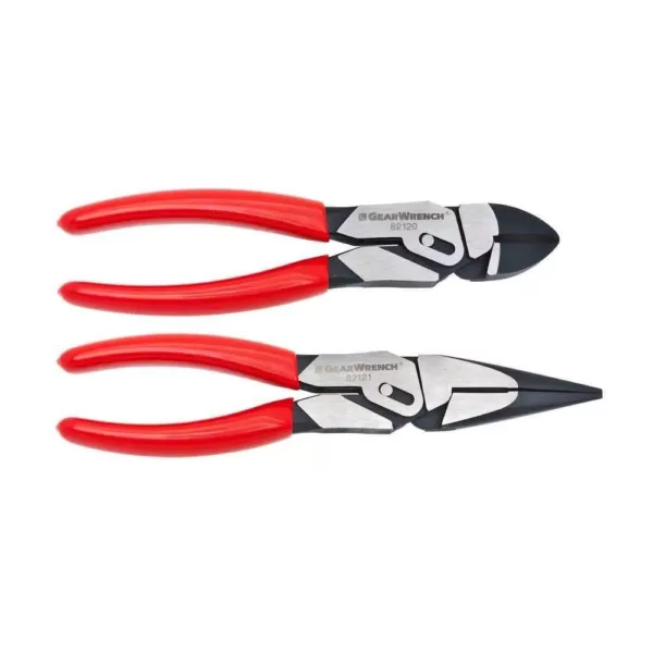 GEARWRENCH PivotForce Compound Action Pliers Set (2-Piece)