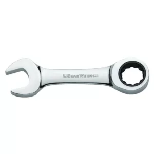 GEARWRENCH 15 mm Stubby Combination Ratcheting Wrench