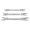 GEARWRENCH SAE Flex Flare Nut Wrench Set (3-Piece)