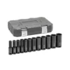 GEARWRENCH 1/2 in. Drive 6-Point Deep Impact SAE Socket Set (12-Piece)