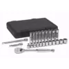 GEARWRENCH 3/8 in. Drive Ratchet and Standard/Deep Metric Socket Set (24-Piece)