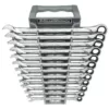 GEARWRENCH Metric XL Combination Ratcheting Wrench Set (12-Piece)