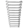 GEARWRENCH Metric Open End Ratcheting Wrench Set (12-Piece)