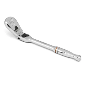 GEARWRENCH 1/4 in. Drive 90 Tooth 7 in. Locking Flex Head Teardrop Ratchet