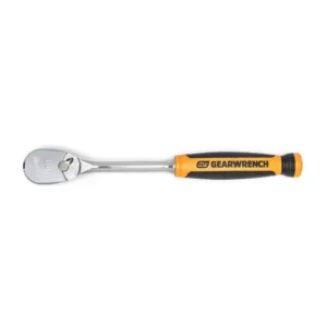 GEARWRENCH 3/8 in. Drive x 9 in. 90-Tooth Dual Material Teardrop Ratchet