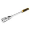 GEARWRENCH 1/2 in. Drive 90-Tooth Dual Material 17 in. Locking Flex Head Teardrop Ratchet