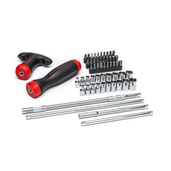 GEARWRENCH Ratcheting GearDriver Screwdriver Set (56-Piece)