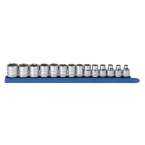 GEARWRENCH 3/8 in. Drive Metric 6-Point Standard Socket Set (14-Piece)