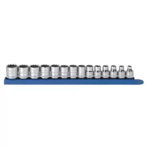 GEARWRENCH 3/8 in. Drive Metric 12-Point Standard Socket Set (14-Piece)