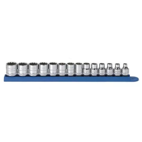 GEARWRENCH 3/8 in. Drive Metric 12-Point Standard Socket Set (14-Piece)